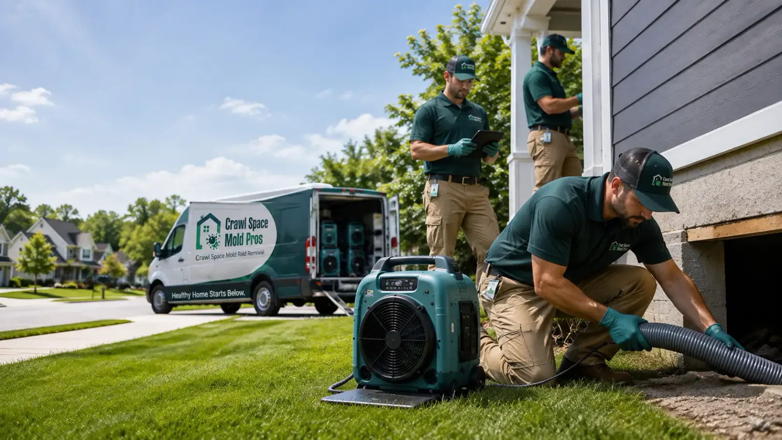 Crawl Space Mold Removal in Fielding, UT